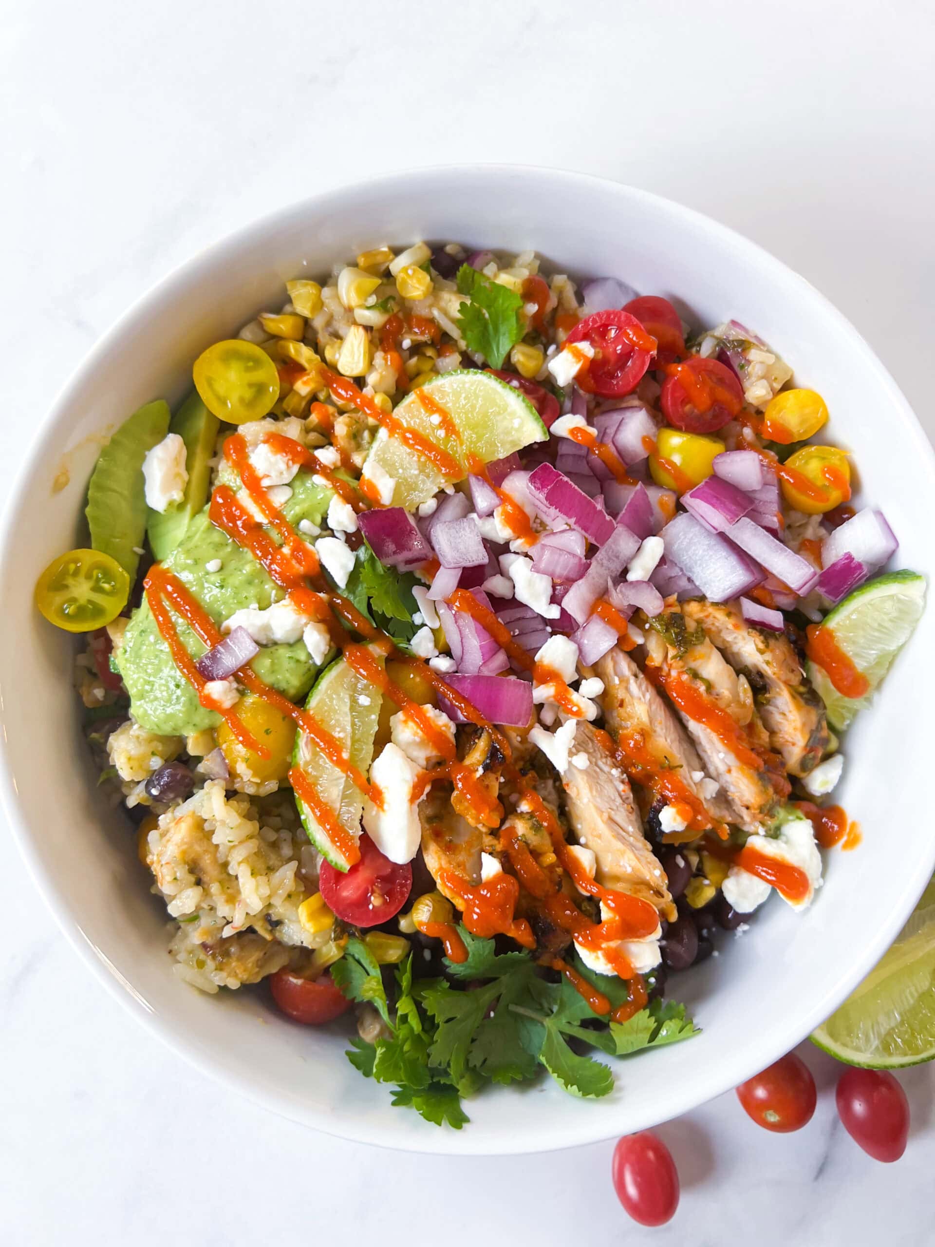 Cilantro Lime Chicken Roots Bowl Entirely Emmy