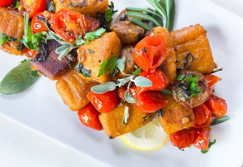 Sweet potato gnocchi