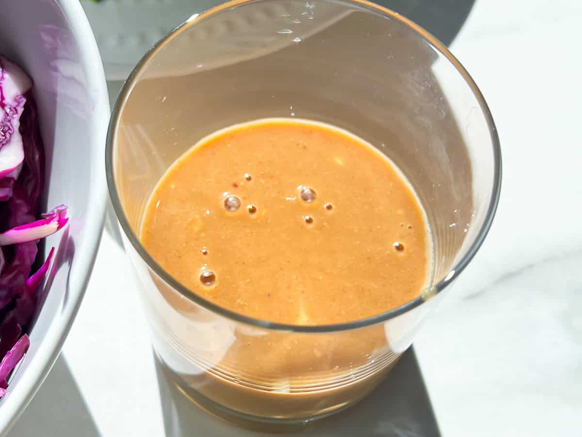 Thai peanut dressing.