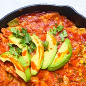 Dairy free chicken enchiladas