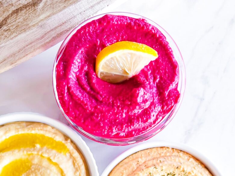 Beet hummus.