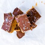 Peanut butter chocolate rice crispy bars.
