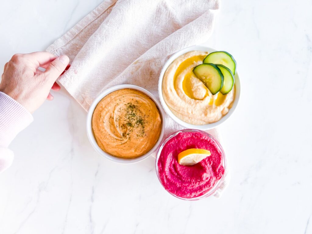 Beet hummus.