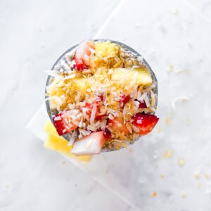 Pineapple coconut chia.