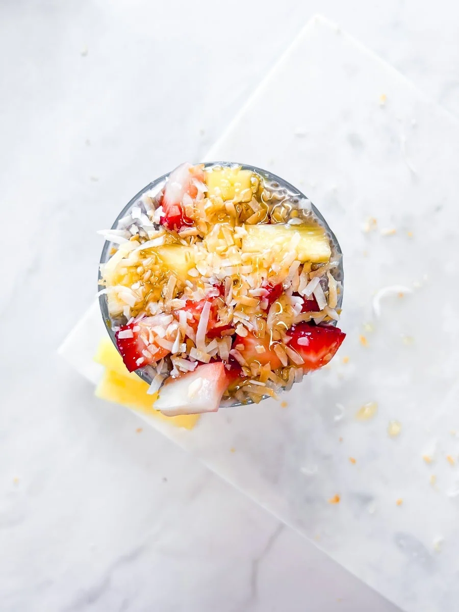 Pineapple coconut chia.