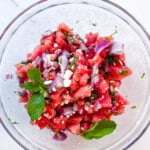 Watermelon Feta Salad.