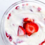 Strawberries and Cream Overnight Oats.