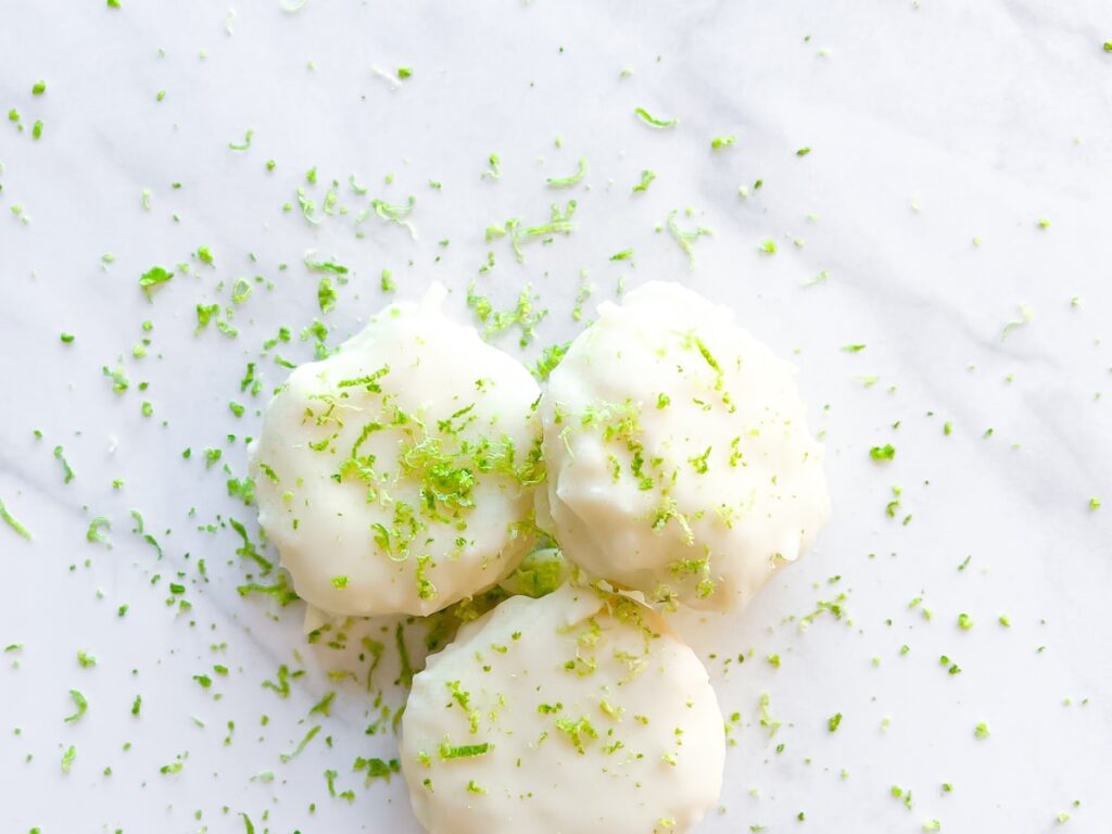 Healthy Coconut White Chocolate Balls.