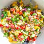 Greek quinoa salad.