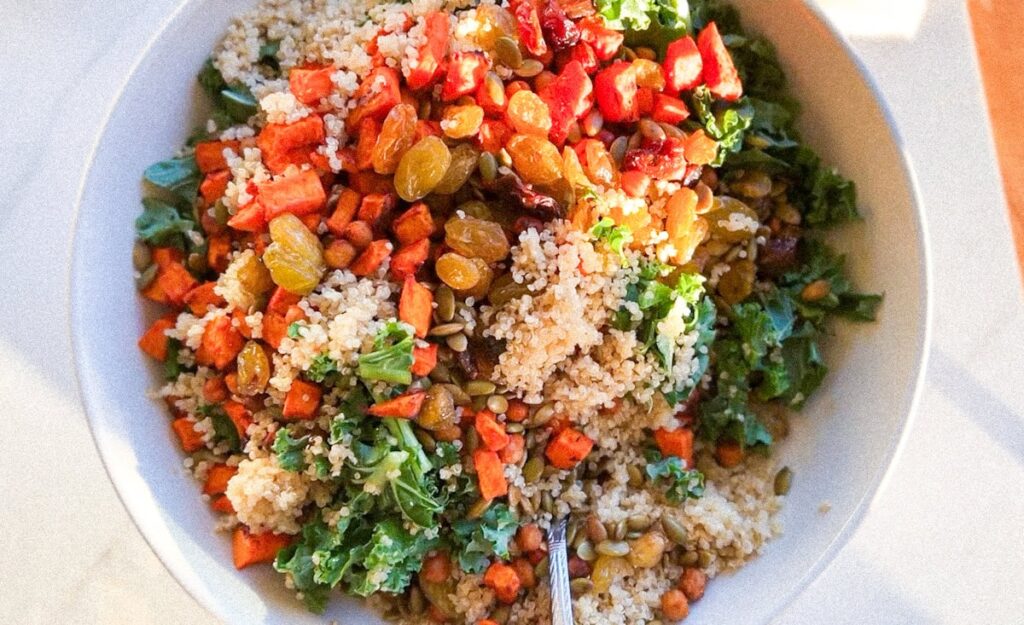 Warm Kale Salad.