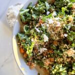 Honey mustard kale salad