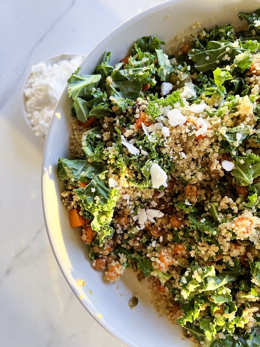 Warm Kale Salad Entirely Emmy