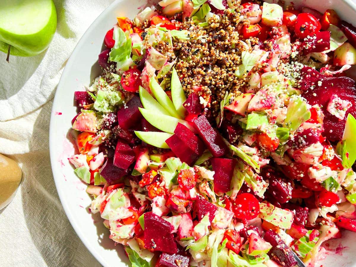 Roasted Beet and Quinoa Salad.