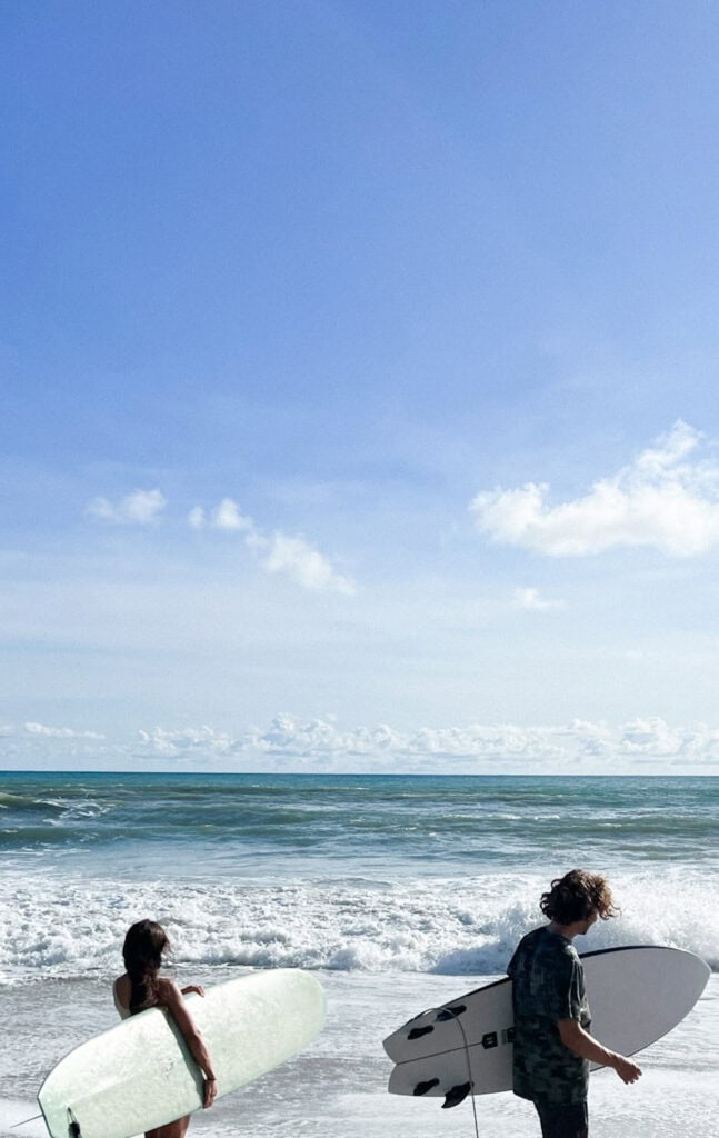 Surfing in Santa Teresa