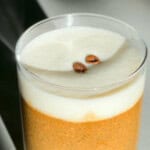 Finished chia coffee recipe.