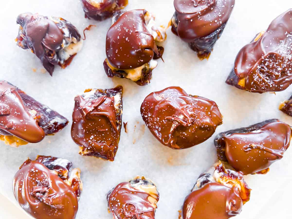 Finished date snickers.