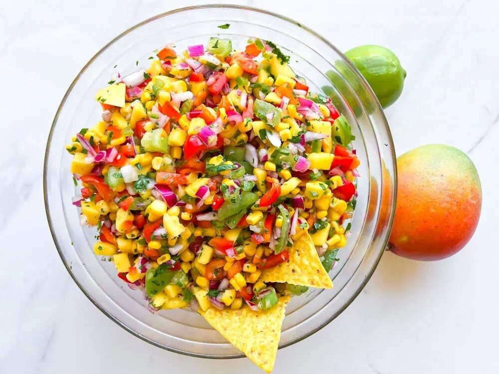 Mango Corn Salsa.