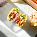 Honey mustard chicken wrap.