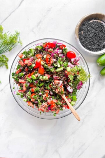 Lentil Tabbouleh.