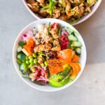 15 Minute Chicken Poke Bowls.
