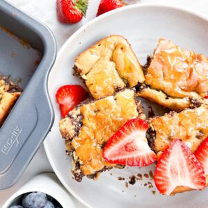 Baked oats without bananas.