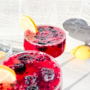 Blackberry Lemon Mocktail.
