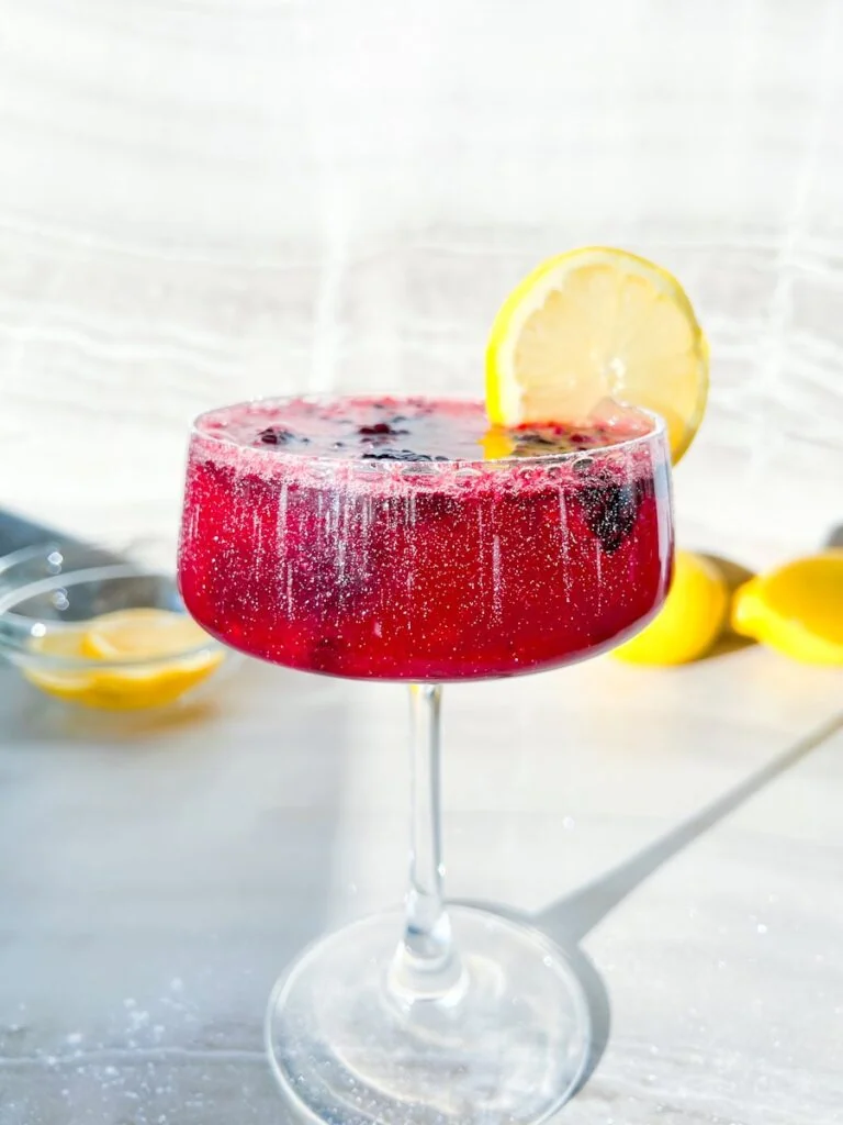 Blackberry Lemon Mocktail.