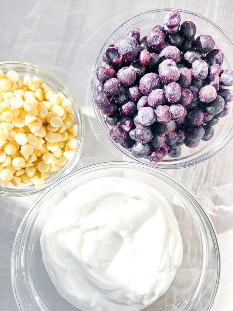 Blueberry Cluster Ingredients.