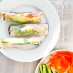 Easy Lobster Sushi Rolls.