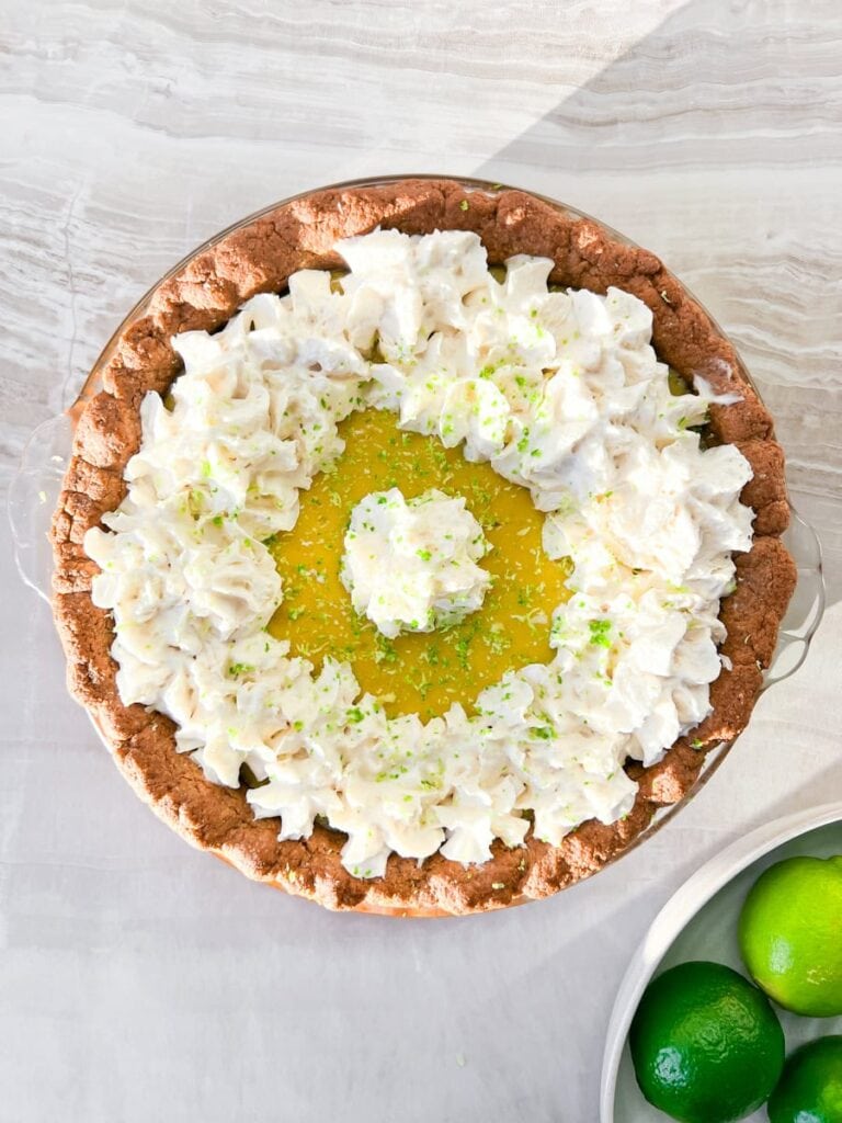 Gluten free key lime pie.