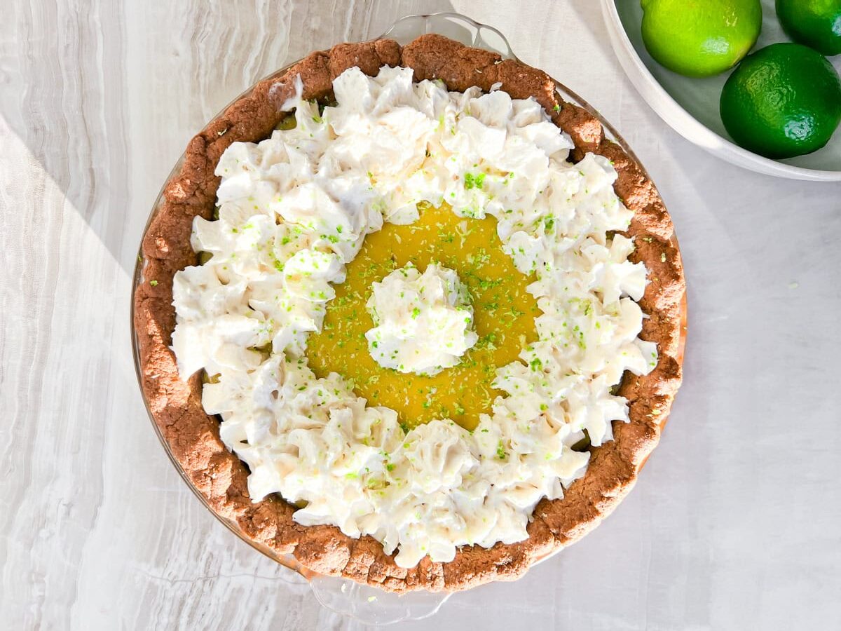 Gluten free key lime pie.