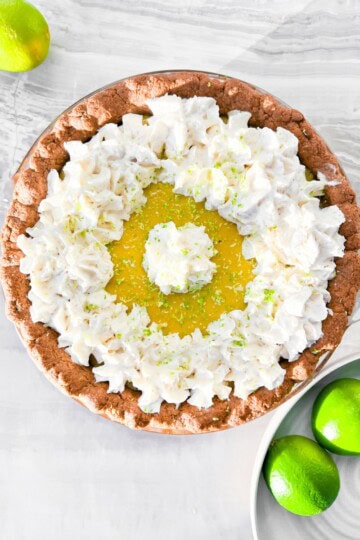 Gluten free key lime pie.