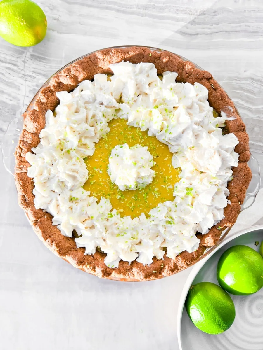 Gluten free key lime pie.