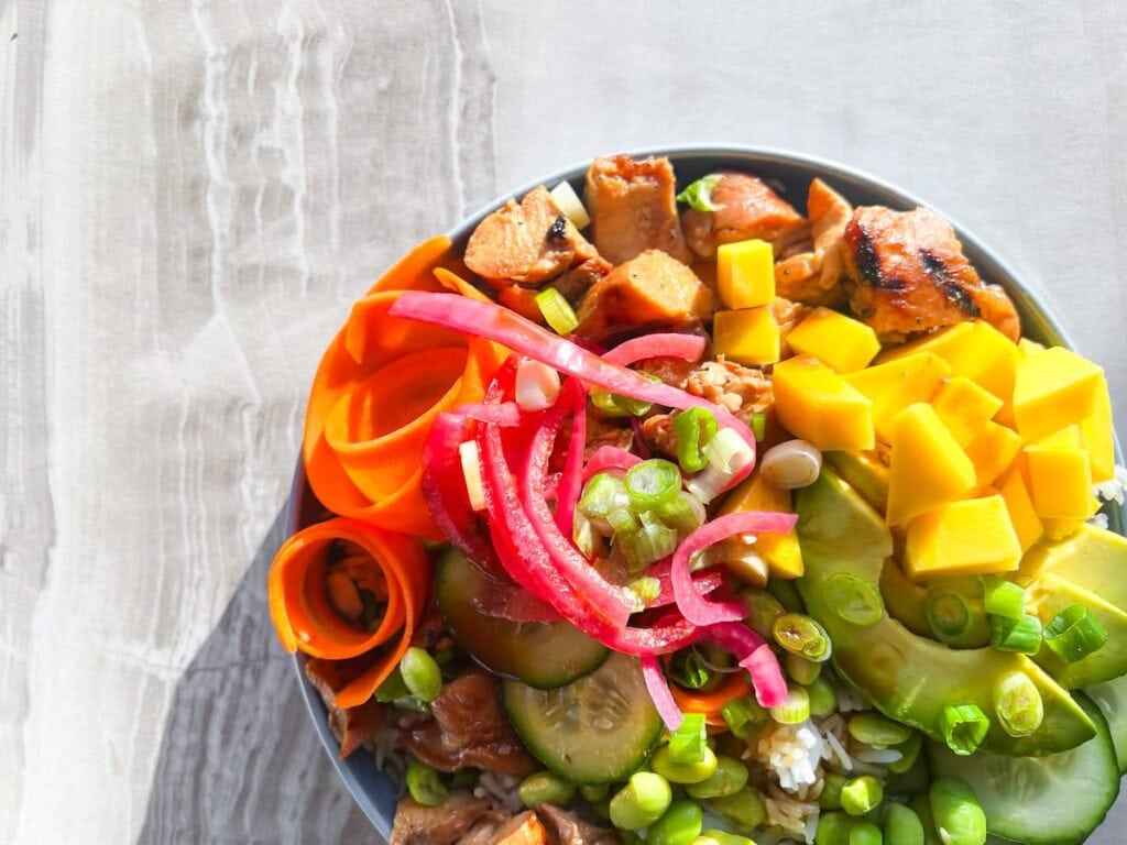 Teriyaki Chicken Bowls.