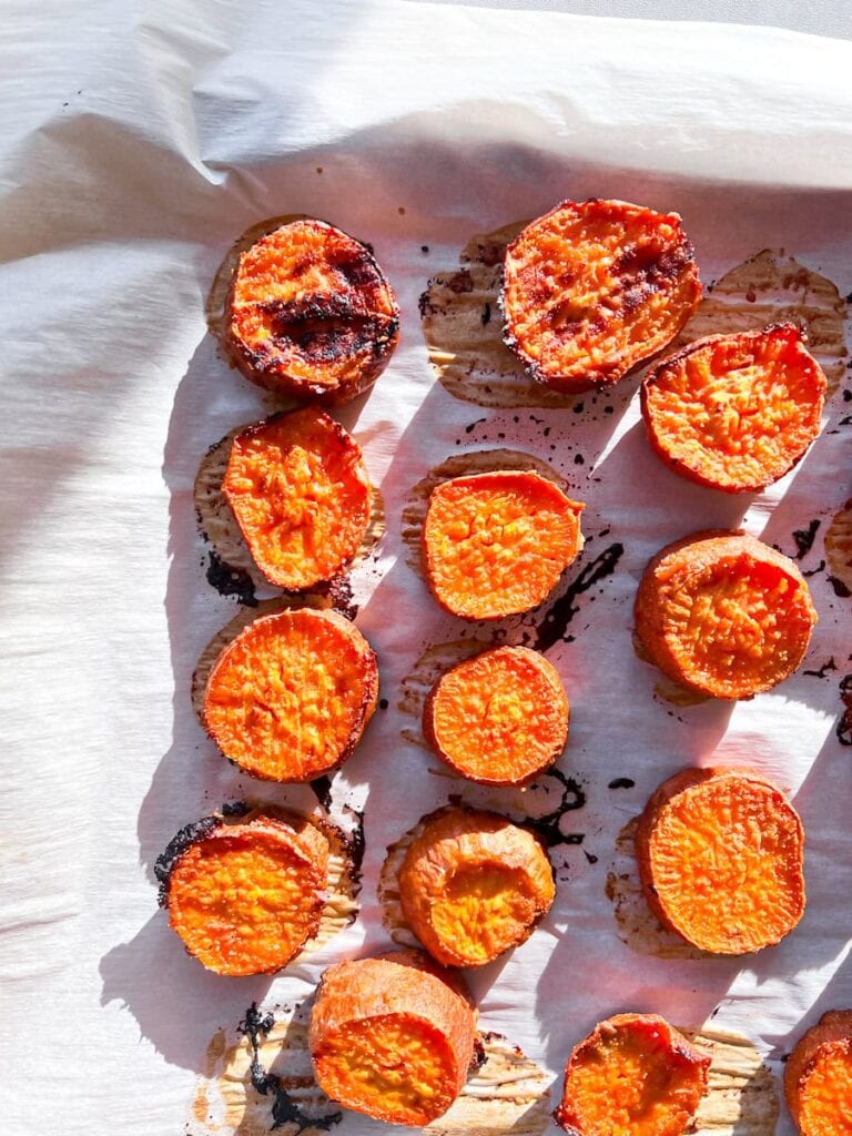 Sweet potatoes roasted.