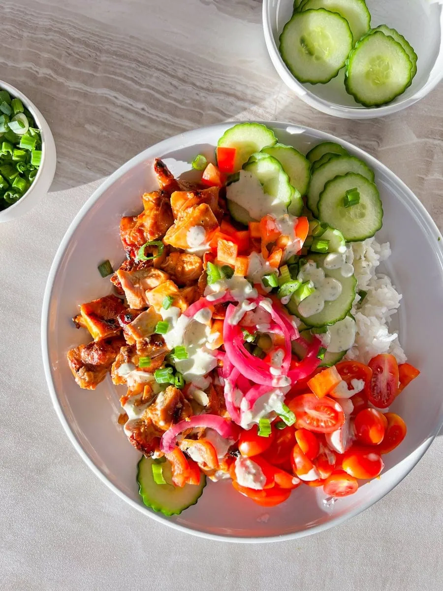 Buffalo Chicken Bowls.