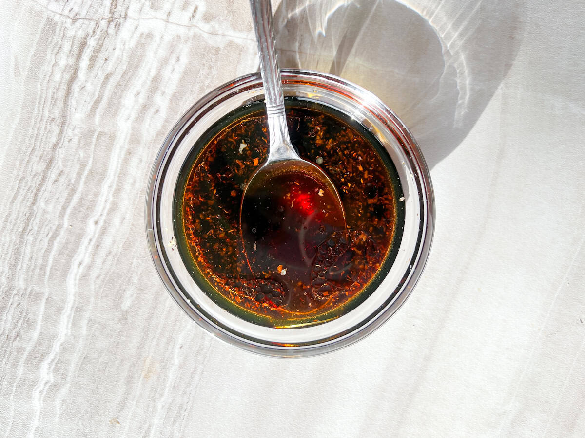 Teriyaki sauce for the bowls.