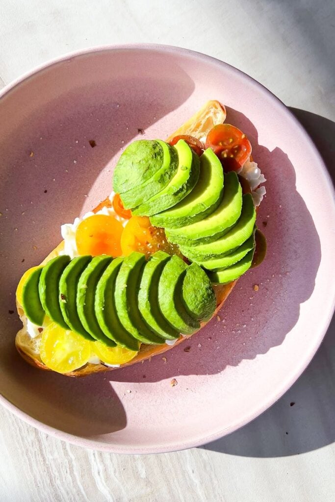 Avo on the toast.