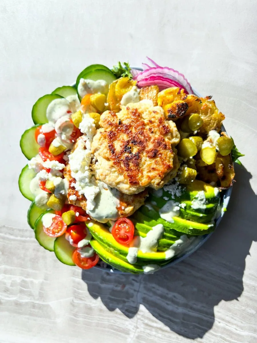 Healthy Cheeseburger Bowls.