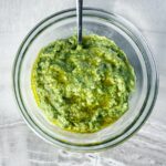 Pesto without pine nuts.