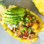 Teriyaki Chicken Pineapple Bowls.