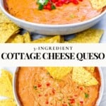 Cottage cheese queso pin.