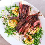 Steak salad.