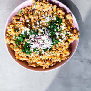 Elote pasta salad