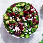Cucumber beet salad.