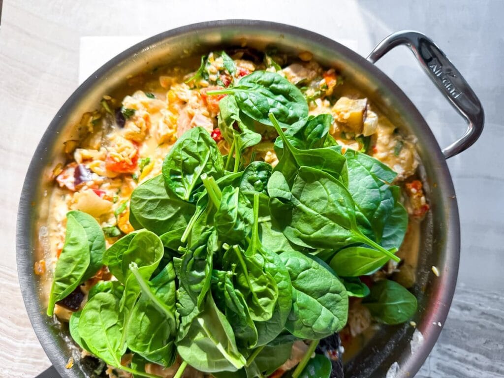 Lemon orzo chicken.
