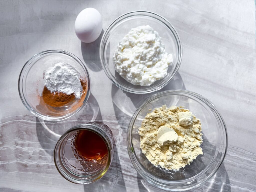 Pancake ingredients.