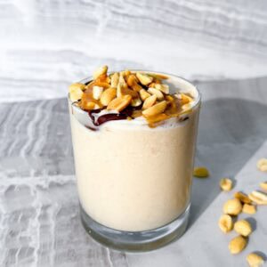 Peanut butter smoothie no banana.