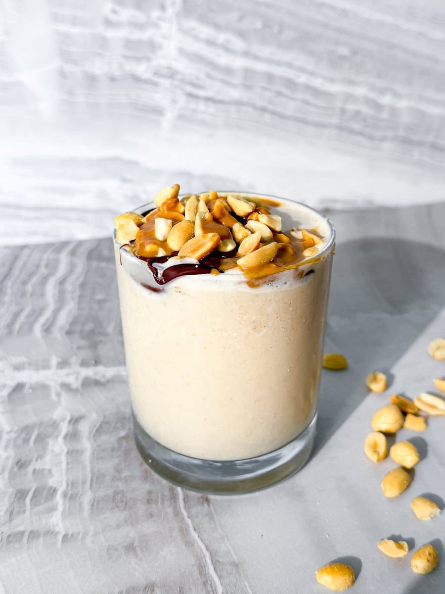 Peanut butter smoothie no banana.