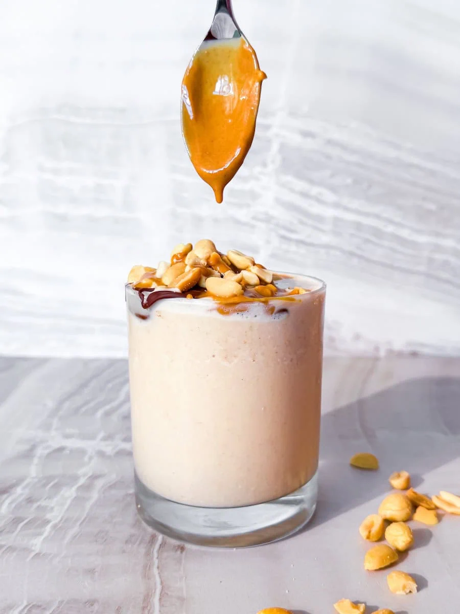 Peanut butter smoothie no banana.